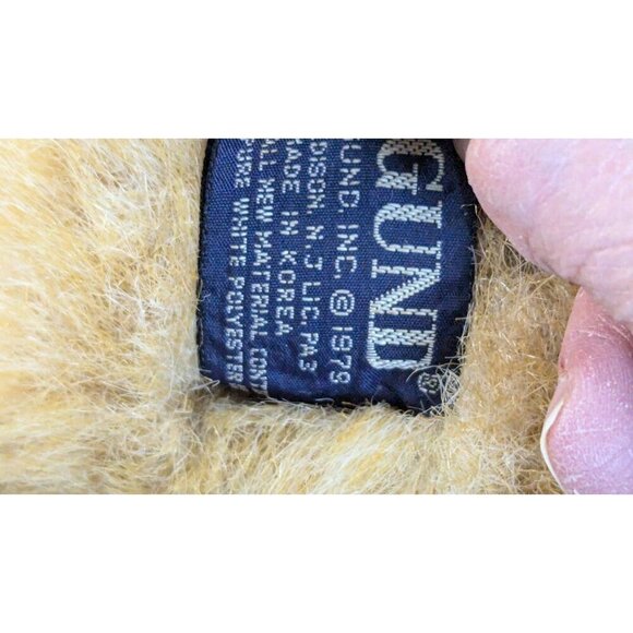 vtg 1979 Gund teddy Bear Plush Toy 16" Tan Stuffed Animal floppy cuddly - Picture 6 of 8